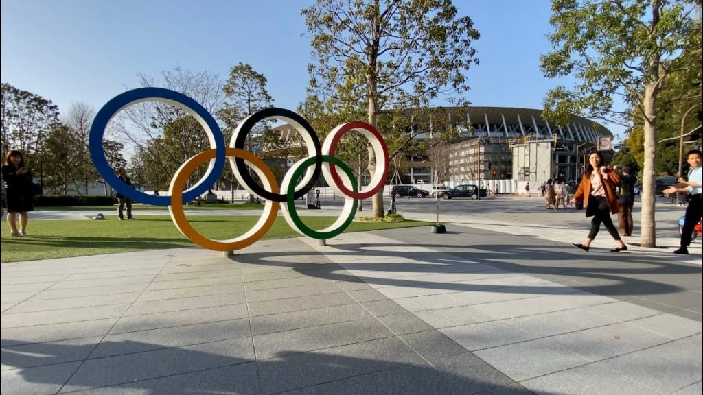 【4K】Walk on Olympic Stadium(新国立競技場) at Tokyo(東京オリンピック)【2020】