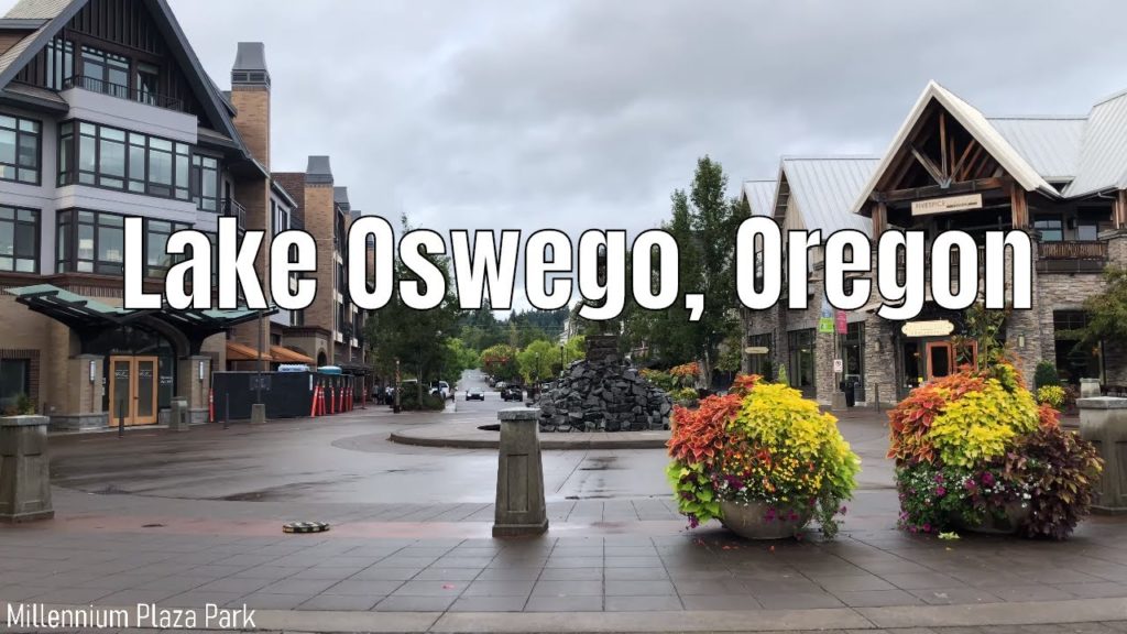 Lake Oswego, Oregon (Downtown, Neighborhood) 4K60 Walking Tour