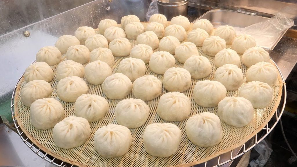 줄서서 먹는 고기 왕만두, 김치 만두 / handmade meat dumpling / korean street food
