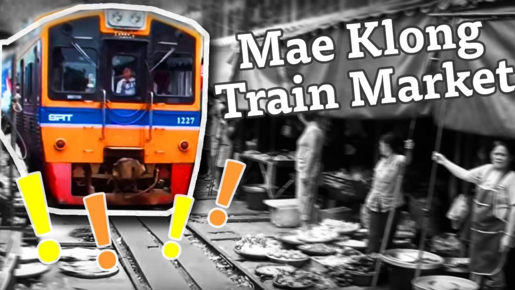 Famous Maeklong Railway Market near Bangkok, Thailand (how does it fit?!) Famous Maeklong Railway Market near Bangkok, Thailand (how does it fit?!)