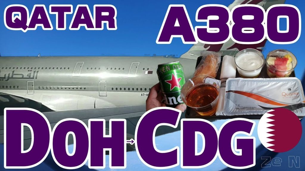 [ AVOIDED DOWNSIZING ] QATAR AIRWAYS A380 🇶🇦 DOHA→PARIS