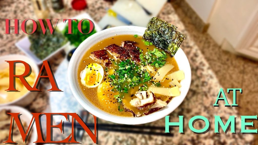 Japanese Ramen Recipe At Home | Authentic Tonkotsu Broth