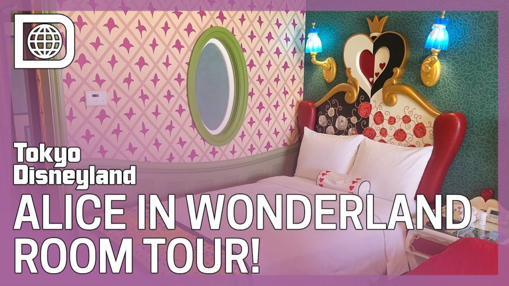 Alice in Wonderland Character Room Tour - Tokyo Disneyland Hotel