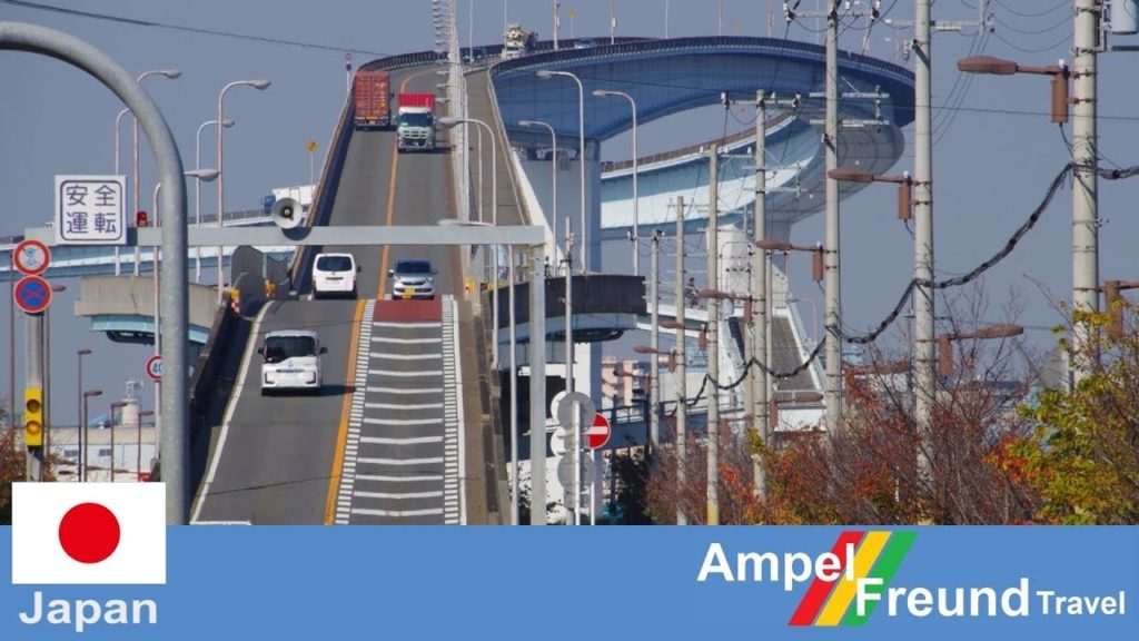 [2020] Ride over Namihaya Bridge with Osaka City Bus 72 to Tempozan なみはや大橋大阪シティバス72