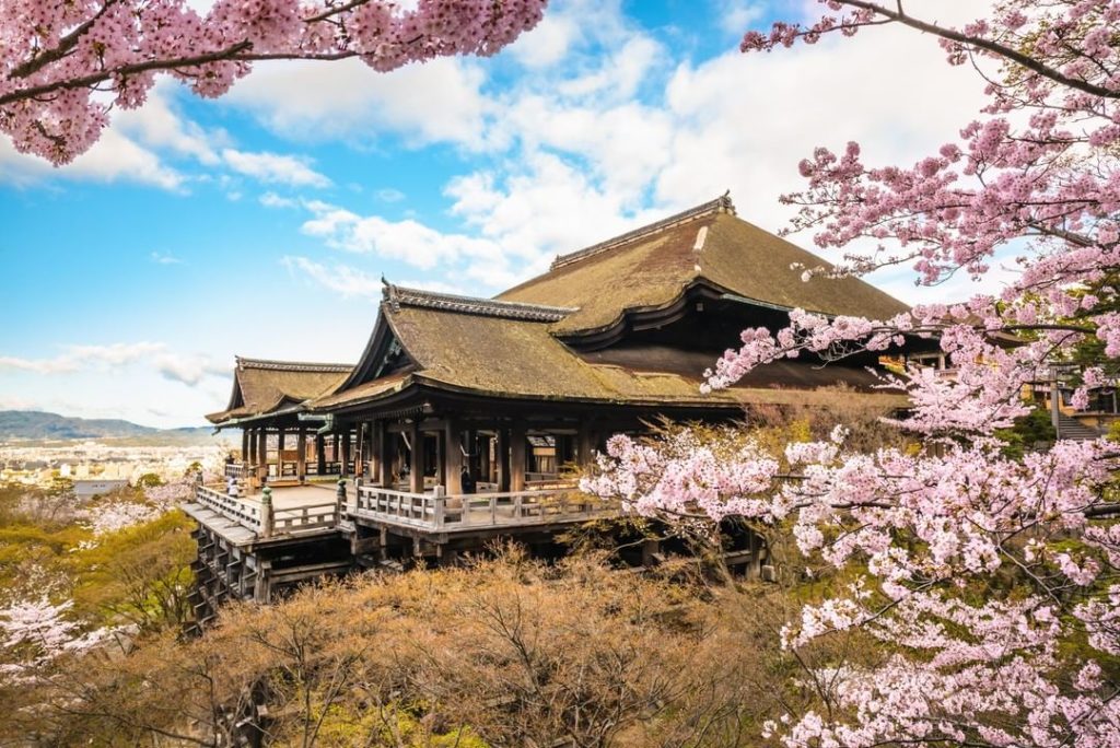 Kiyomizu-dera, Kyoto’s most famous temple is an engineering marvel, extending ov...