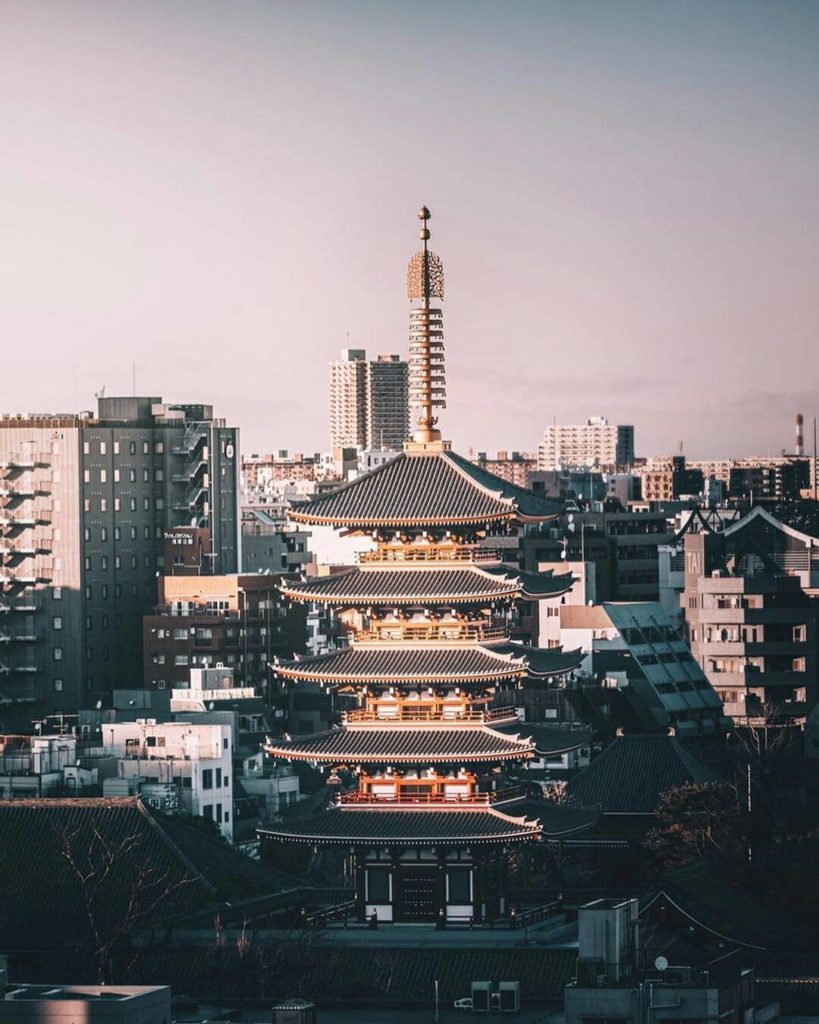 Which do you prefer?  Asakusa Shrine rising with the sun or lighting up Tokyo at...