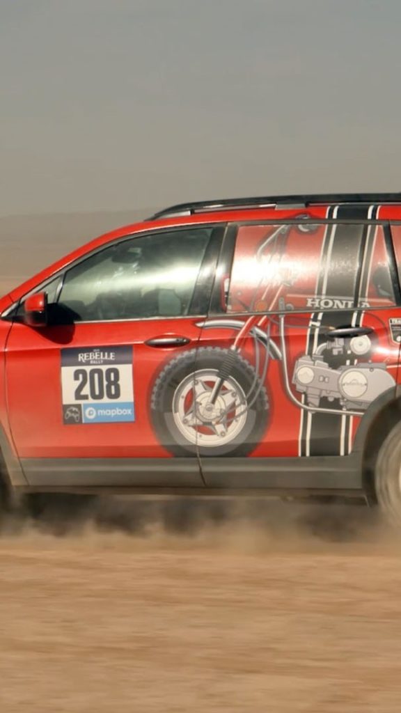 A group of women Honda engineers tackled the grueling @RebelleRally in a Honda P...