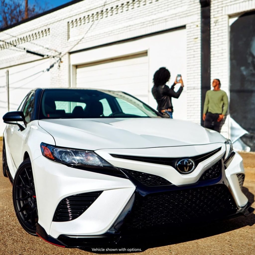 Captivating exterior design. #Camry #TRD #LetsGoPlaces...
