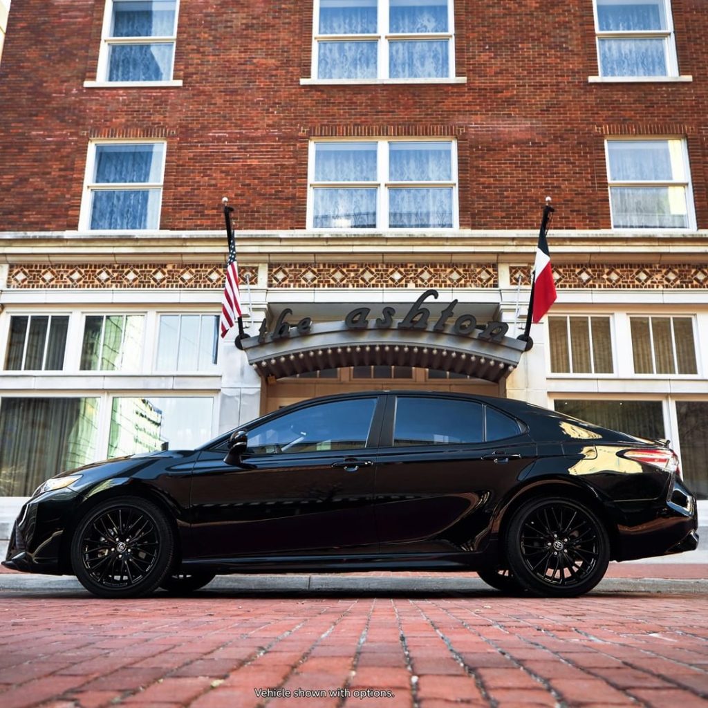 A distinctive look you won’t forget. #Camry #Nightshade...