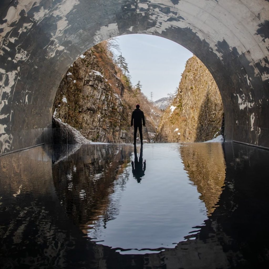 @samhorine "took a trip deep into the mountains to find this spectacular art ins...