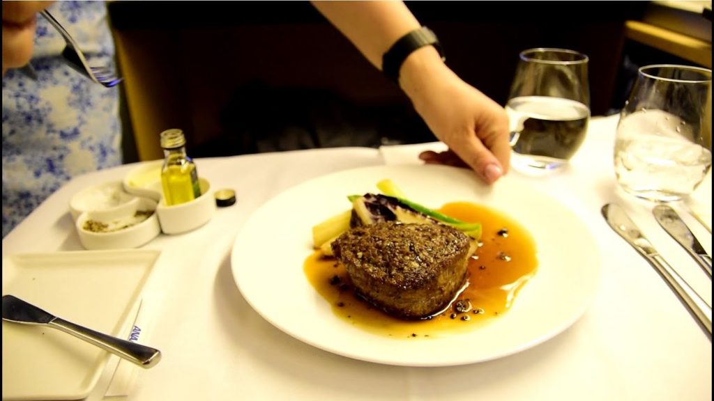 ANA First Class Suite 777-300ER Tokyo Narita to Chicago NH114