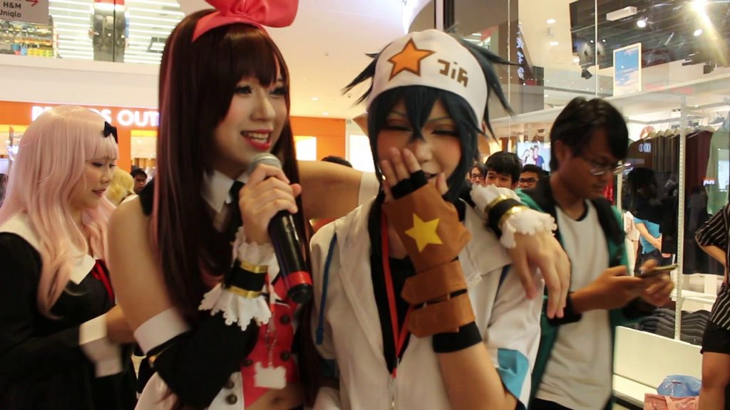 Booths being introduction at Cosplay Convention - Coscon at Sunway Velocity Mall.