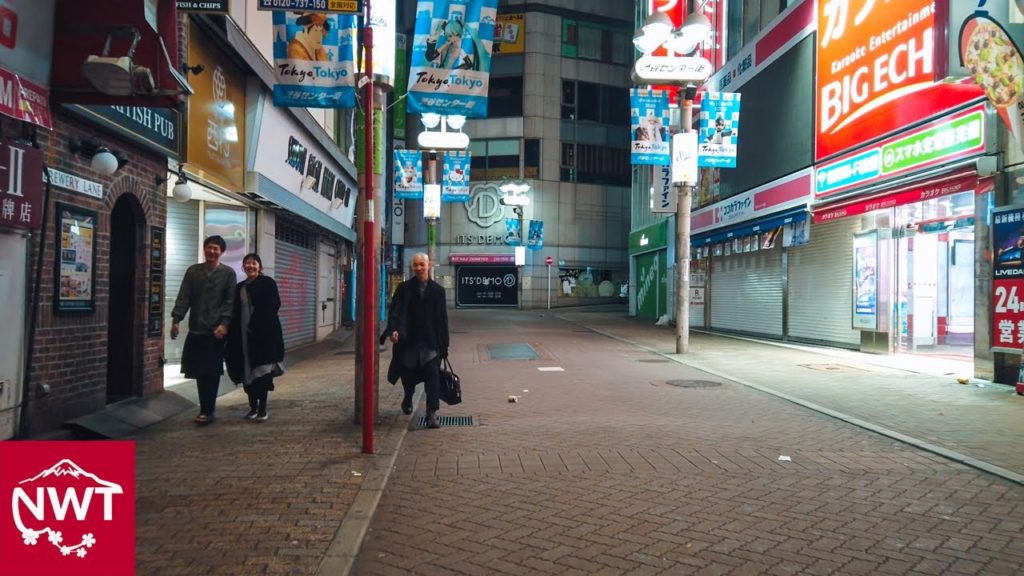 Friday Midnight In Tokyo Shibuya 4K March 28, 2020