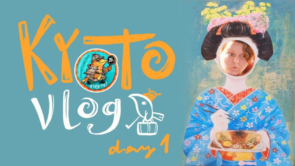 KYOTO VLOG day 1 #mystickertour chatting and drawing