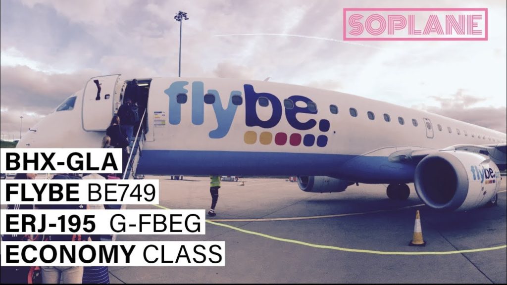 FLYBE | Birmingham - Glasgow | ERJ-195 | Trip Report | Full Flight