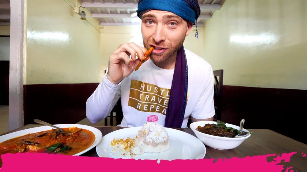 Kerala Breakfast FOOD TOUR - Appam, Puttu, Spicy Egg Curry & Duck Roast | Alappuzha, India
