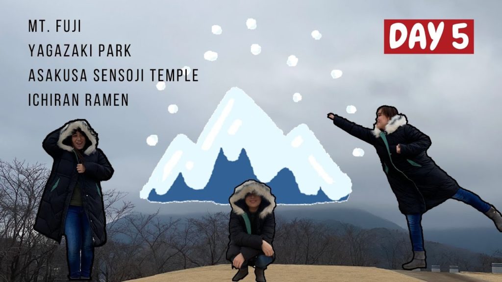 Day 5 My Japan Trip January 25, 2020 - Walkathon to Mt. Fuji, Yagazaki Park, Sensoji Temple, Ichiran