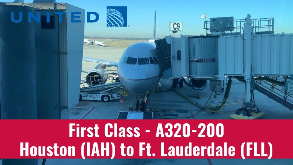 [4K] United Airlines | A320-200 | First Class | Houston To Ft. Lauderdale