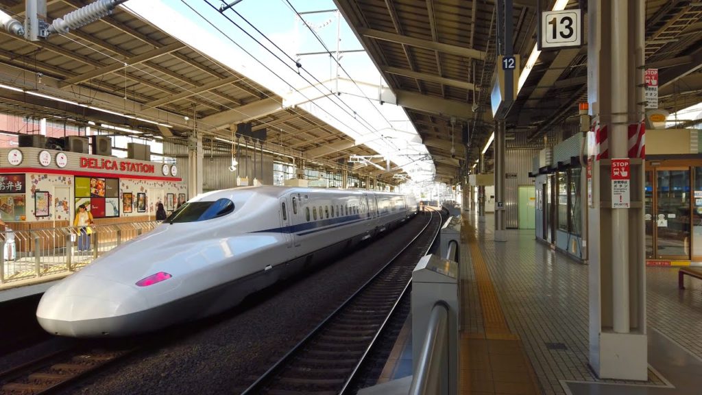 4K | Shinkansen | Bullet Train |  JAPAN