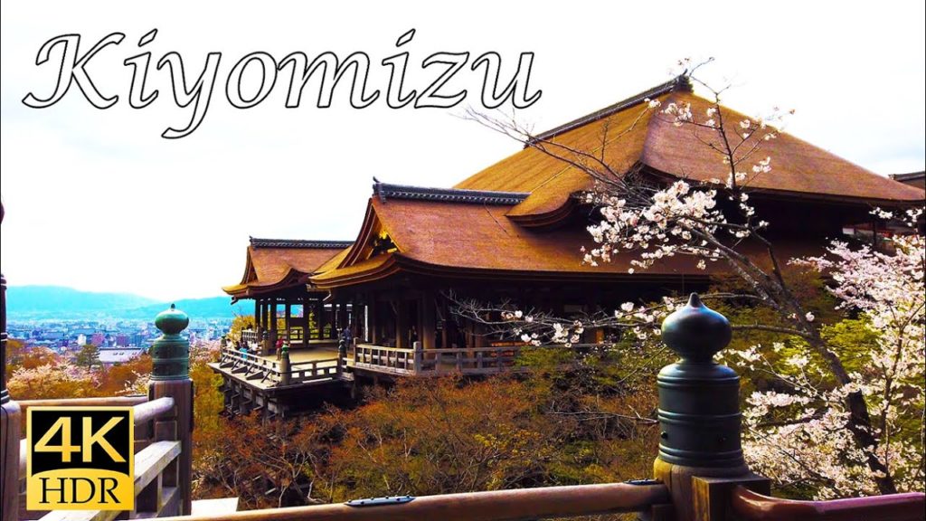 京都　桜の清水寺を歩く / Kyoto Kiyomizu temple 【4K】