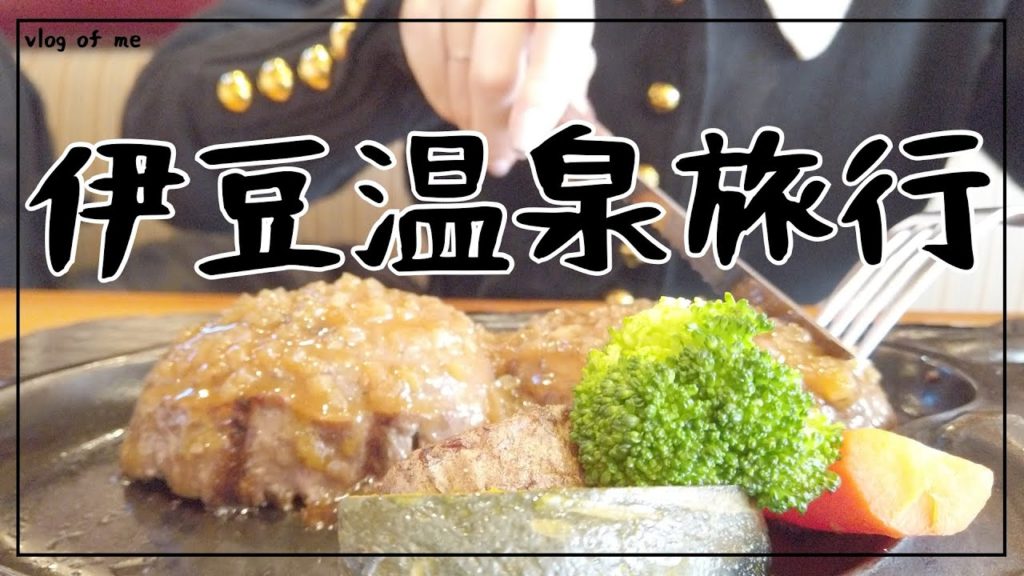 ハンバーグで有名な『さわやか』に行って、伊豆の高級旅館『石のや』に泊まったぜ！- 1泊2日静岡温泉旅行day1〔vlog#110〕