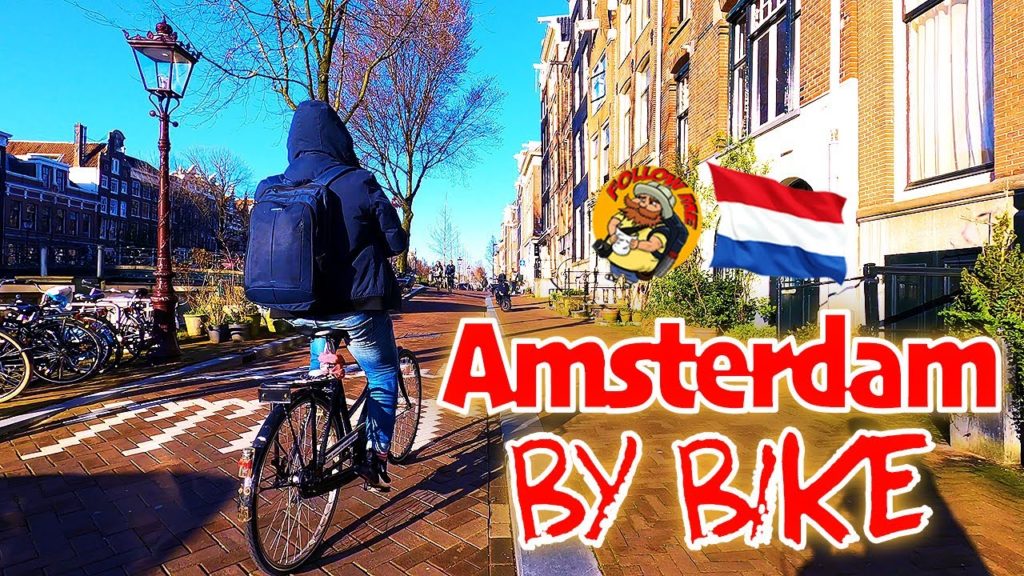 BIKE TOUR FROM BLOEMENMARKT TO AMSTERDAM CENTRAAL