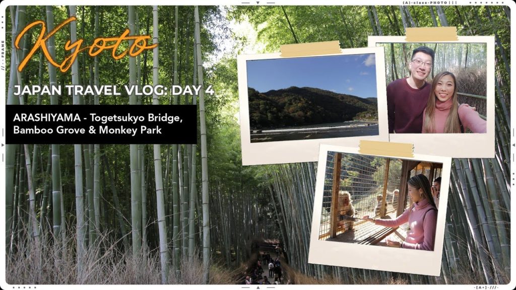 [KYOTO VLOG] Day 4: Arashiyama - Togetsukyo Bridge, Bamboo Grove & Monkey Park