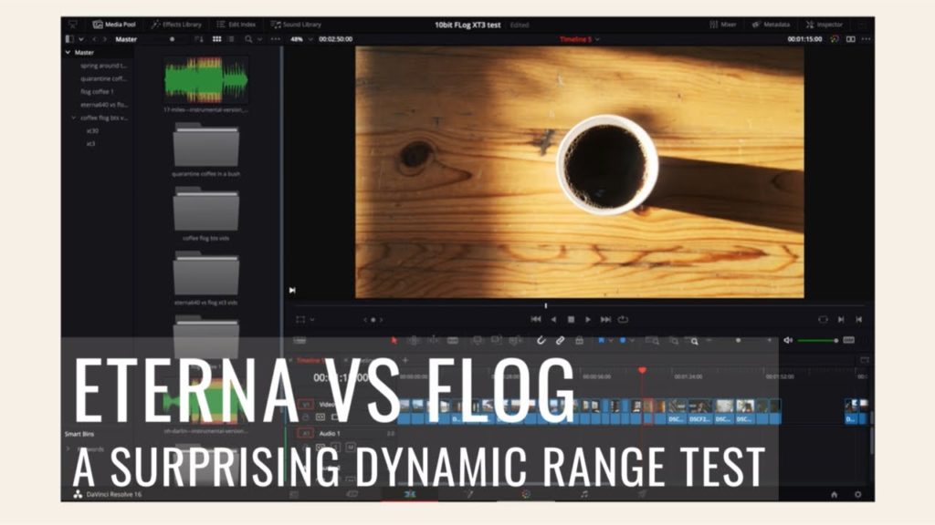 dynamic range testing with the Fuji XT3 || F-Log vs. Eterna (kinda)
