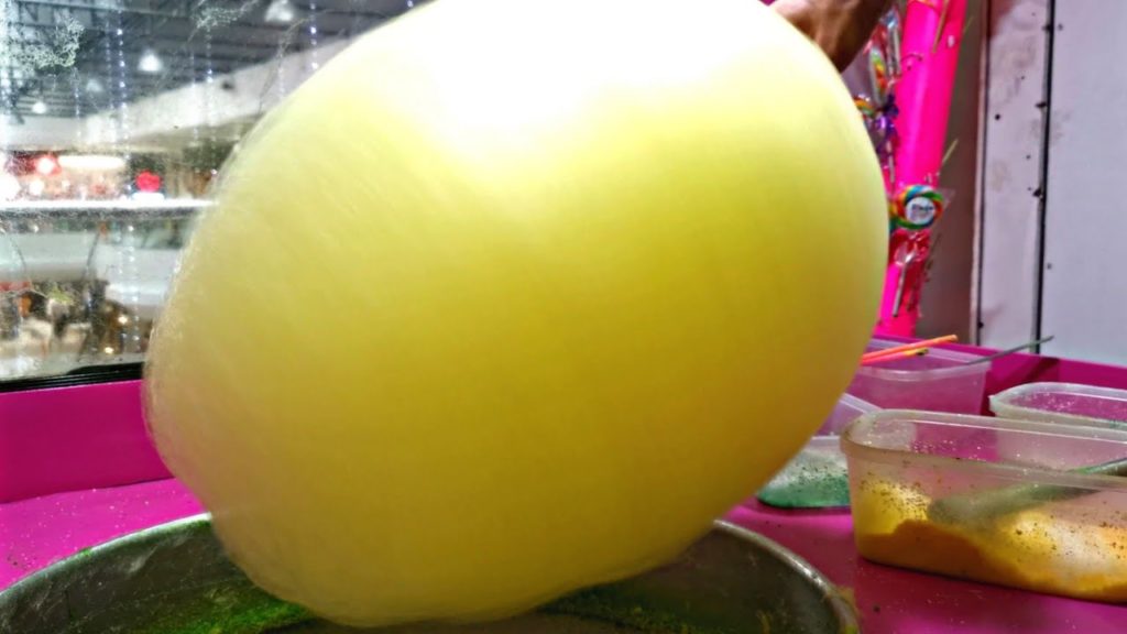 COTTON CANDY ART SWEET HUGE POKEMON CANDY IT'S BIGGER THAN YOUR HEAD!! - INDONESIAN STREET FOOD