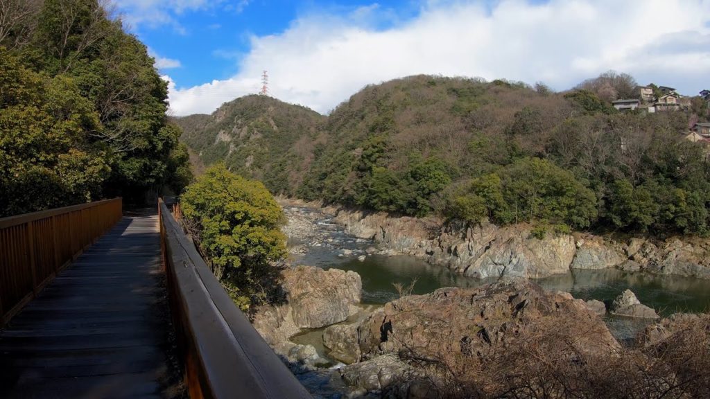 Takedao Train Tunnel Hike - 武田尾 Hyogo, Japan. 4K Walking tour.