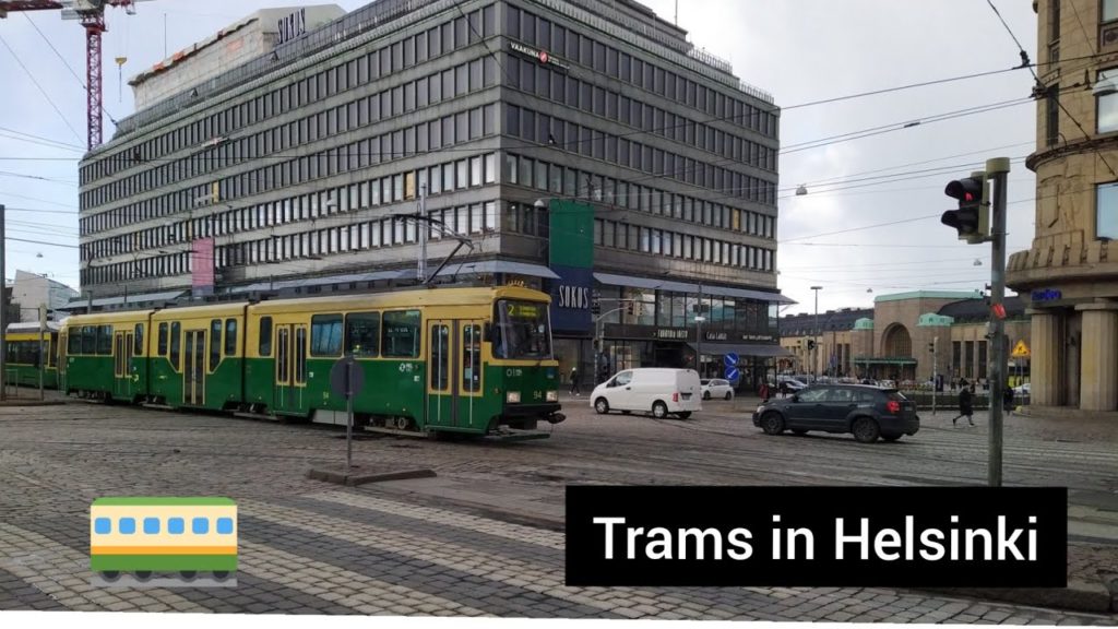 Trams in Helsinki Finland/Helsingin Raitiolinja/Straßenbahnen/ ヘルシンキの路面電車 Trams in Helsinki Finland/Helsingin Raitiolinja/Straßenbahnen/ ヘルシンキの路面電車