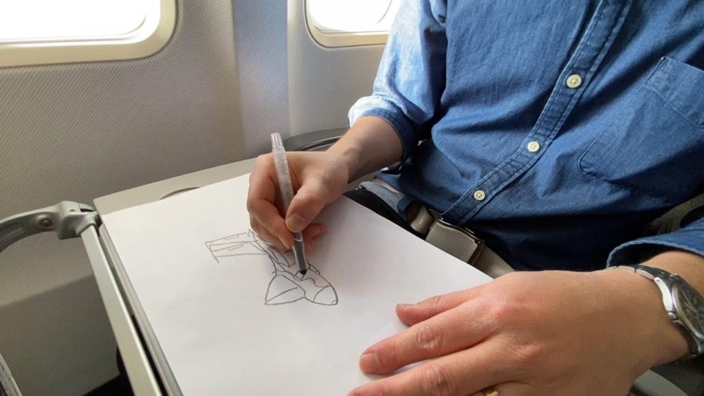 【沖縄旅行】機上でF-15を描く パパのおごりで2泊3日の旅 1日目 Okinawa travel First day / F-15 P-3C サムズバイザシー小禄店 かりゆしアーバンリゾート・ナハ