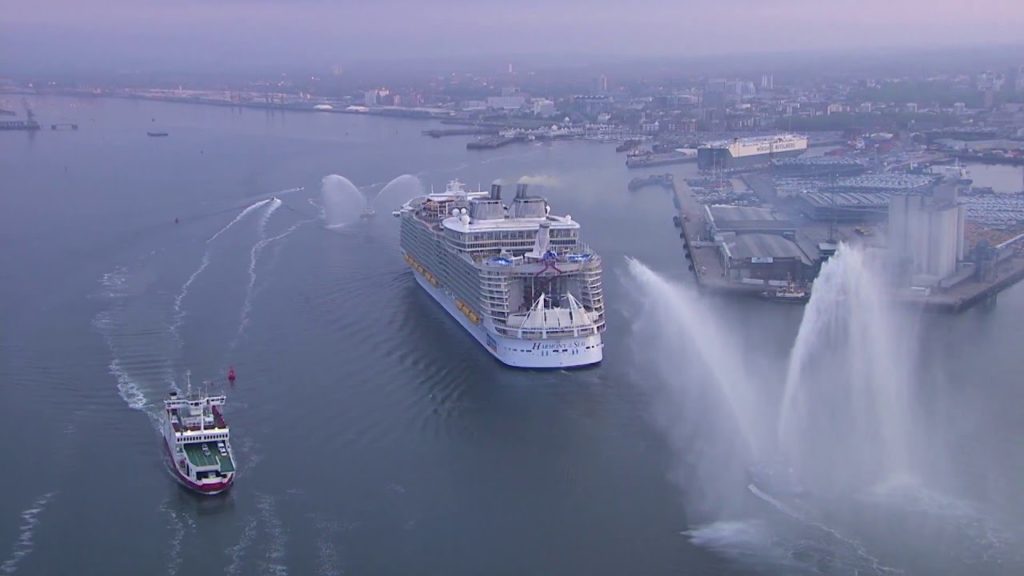 Harmony of the Seas Southampton arrival