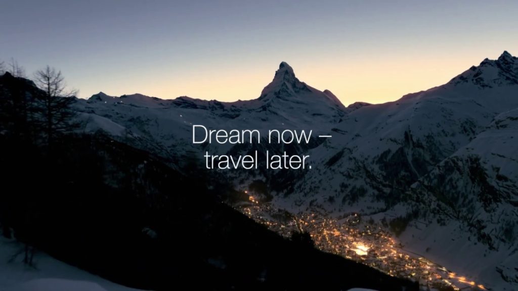 Dream now - travel later