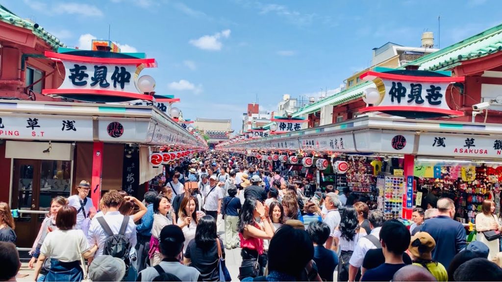 Tokyo Street View - Asakusa Tokyo, Nakamise Shopping Street - 浅草 東京 ストリートビュー