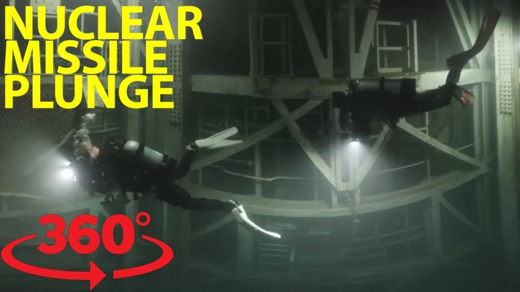 Fearless scuba divers explore abandoned nuclear missile silo in VR
