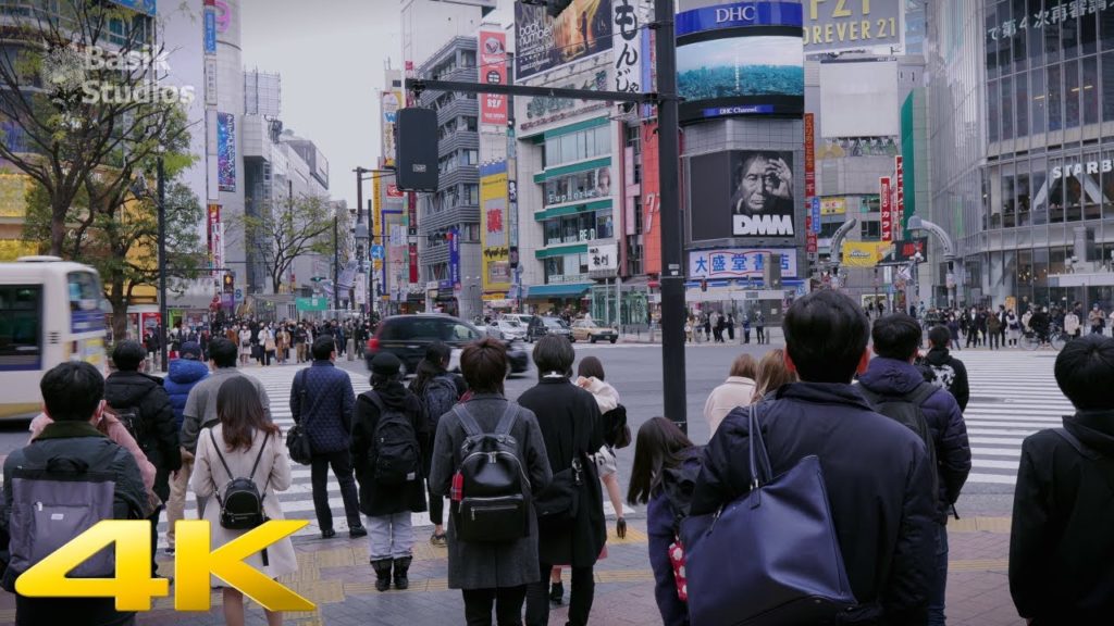 Shibuya in 4K│Tokyo without quarantine and lockdown //walking infecting#1