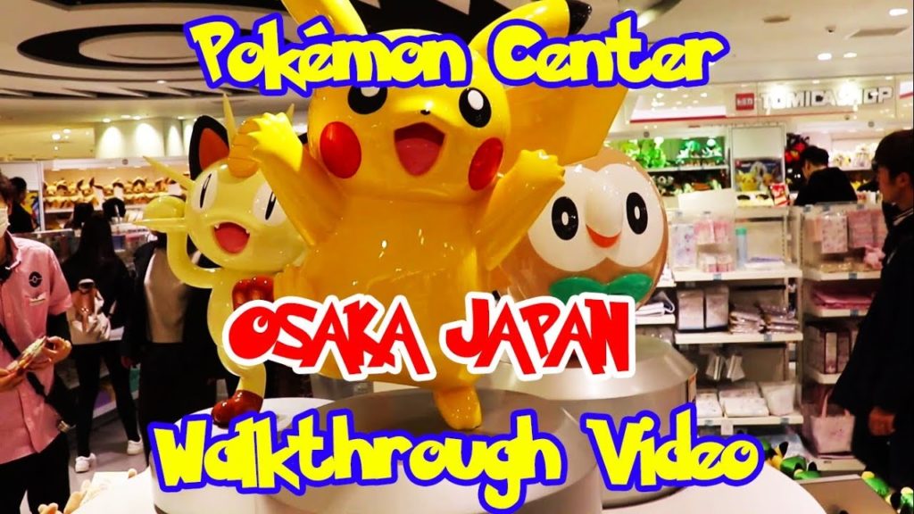 Pokemon Center Osaka Japan | Walkthrough Video