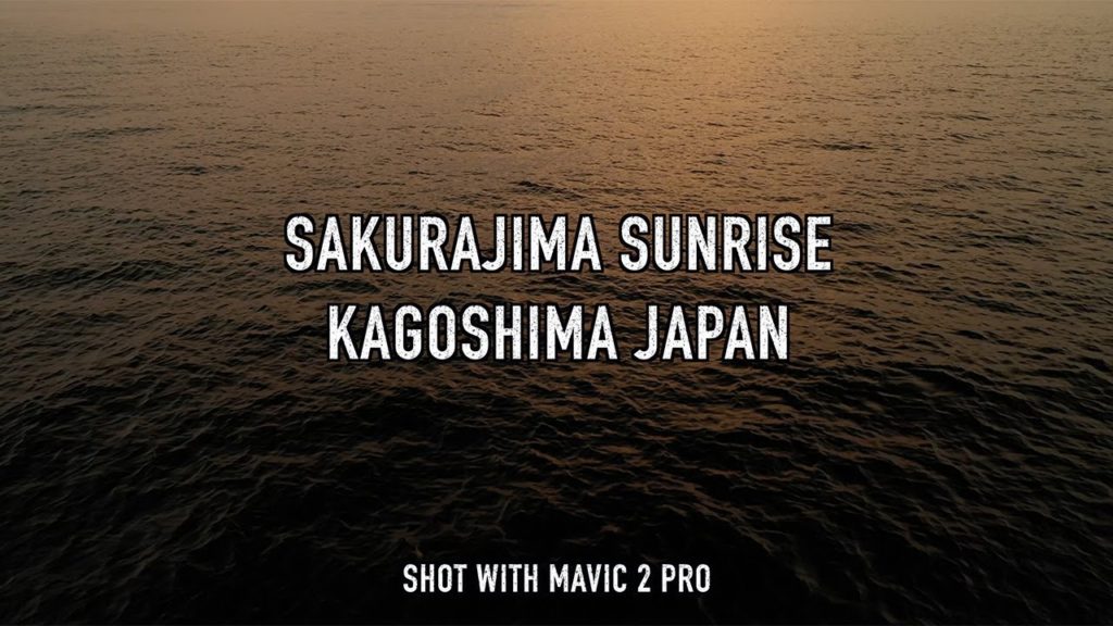 Sakurajima Volcano - Kagoshima, Japan - Sunrise - Mavic 2 Pro 4K