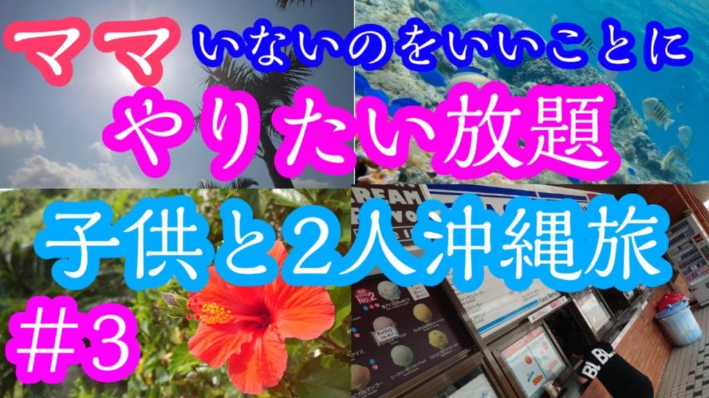 [沖縄旅行]初めての🔰LCCで行くやりたい放題 男2人沖縄旅＃3  ママは家でお留守番だ！！