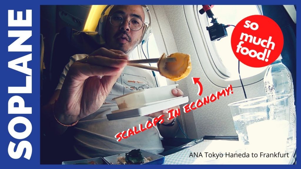 ANA ECONOMY CLASS REVIEW 777-300ER (SO MUCH FOOD!!!)