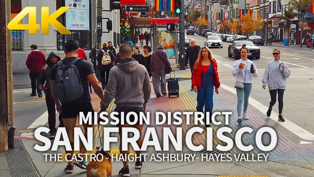 SAN FRANCISCO TRAVEL - USA, WALKING TOUR (Full Version), SAN FRANCISCO WEST AREA, 4K(60FPS) - UHD