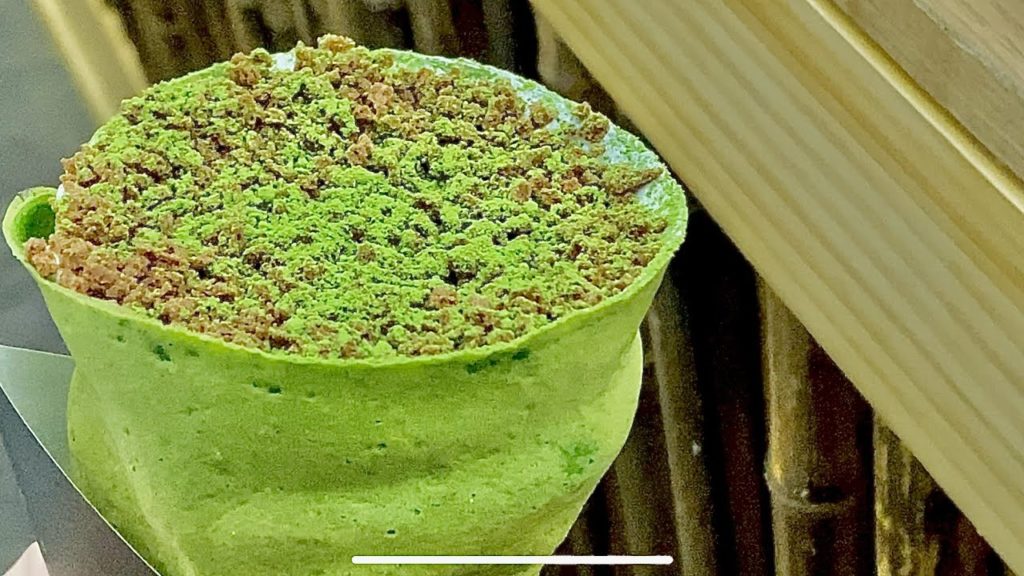 Rich Matcha Crepe "Kotobuki Seian" | Market in Asakusa, Japan | japanese street food