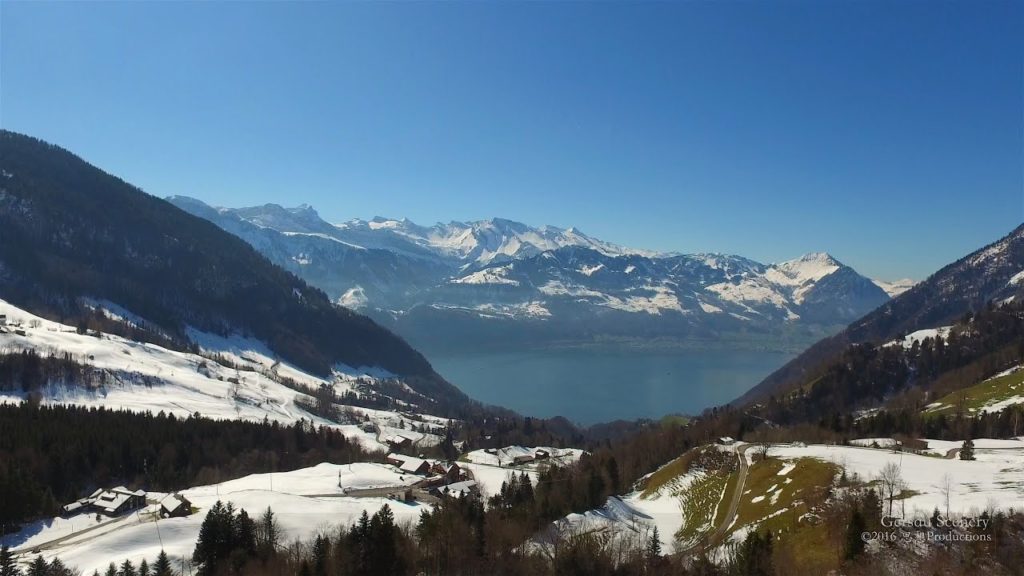 4K Gersau, Schwyz SWITZERLAND アルプス山脈 4K Gersau, Schwyz SWITZERLAND アルプス山脈