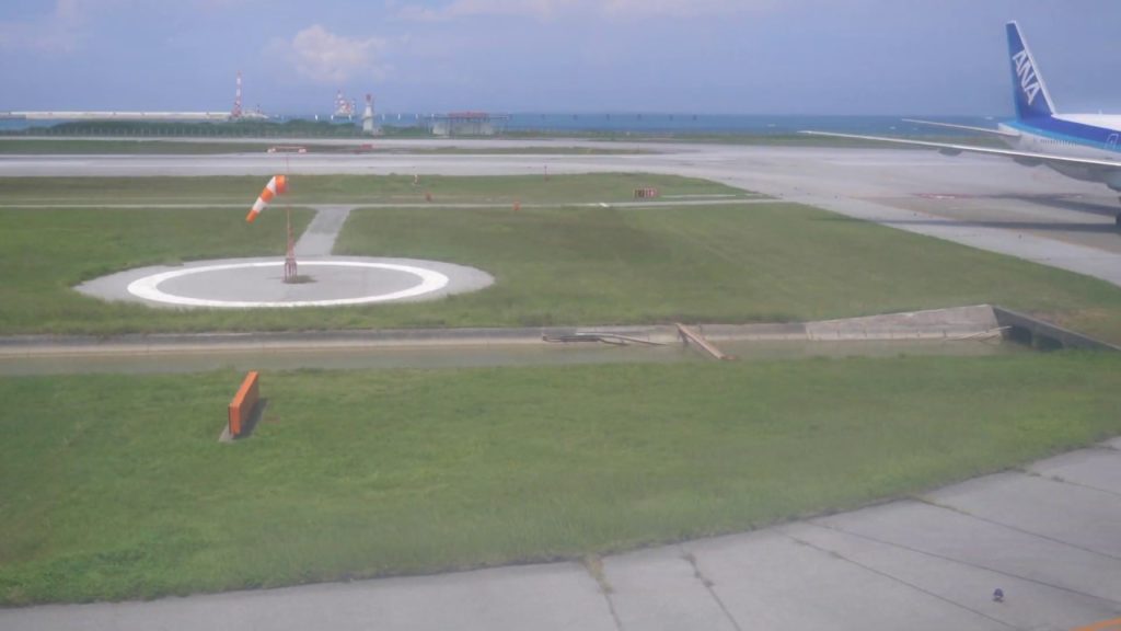 [B747]Landing Okinawa, Naha沖縄・那覇36 China Airlines CI120 B747-400 seat 9A(22'25")2019, 4K