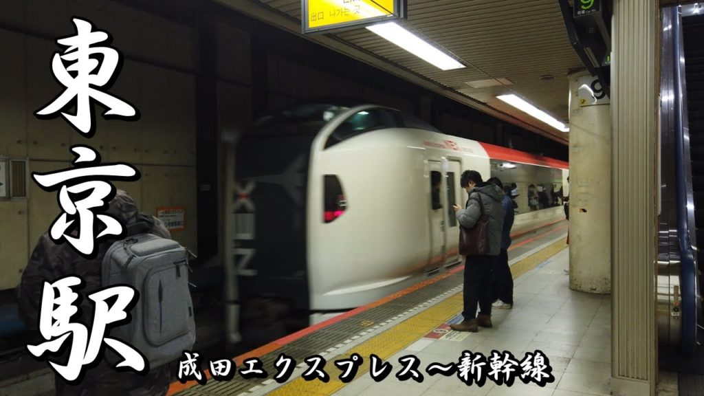 4K Walk Tokyo Station 東京駅 成田エクスプレス～新幹線・山手線までの乗換ルート