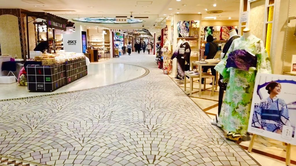 Walking in Japan Shopping Mall | DJI OSMO POCKET (1080P) | Walk Japan  vlog#2