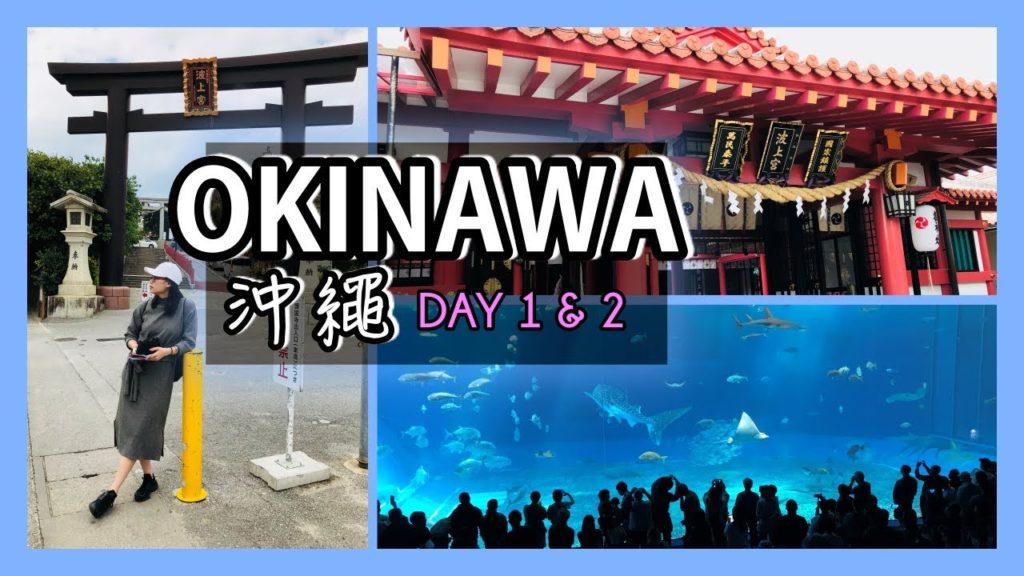 OKINAWA VLOG #1 |  不租車玩沖繩! 波上神宮, 美麗海水族館, 國際通 | fuukochun