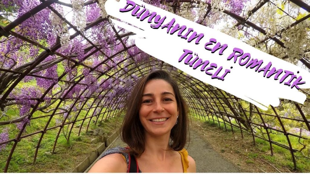 Dünyanın EN ROMANTİK Tüneli - Japonya Wisteria Garden