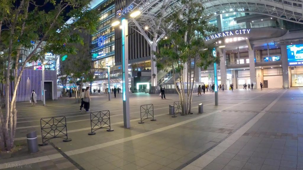福岡 博多駅周辺の夜　【GoPro散歩】